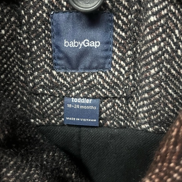 Baby Gap Kids Double-Breasted Gray Jacket - Picture 2 of 4